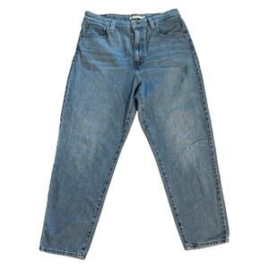 Levis Size 31 High Waisted Mom Jeans Soft Broken In Cotton